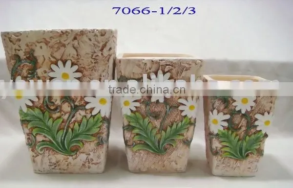 Hand Painted Flower Pot ,teracotta Flower Pot
