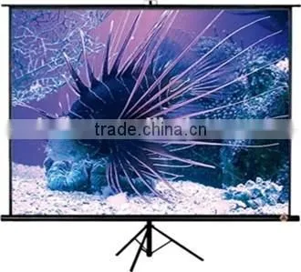 120 Inch Matte White Tripod Screen/Floor Stand Projector Screen/Portable Tripod Screen photo-2