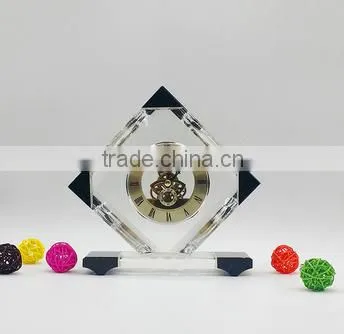 Crystal Table Clock for Souvenir Gifts photo-4