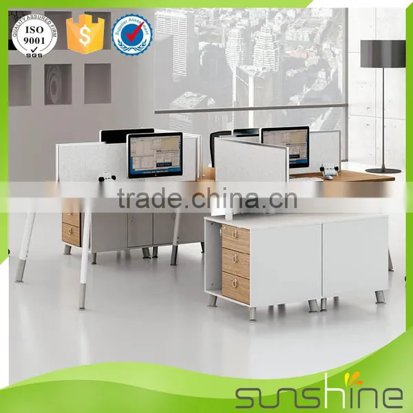 Workstation Office Open 4 Person Office Computer Workstation Desk photo-3