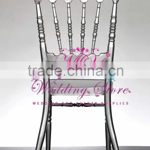 Wedding Wooden Napoleon Chair Stackable Commercial Chair photo-3