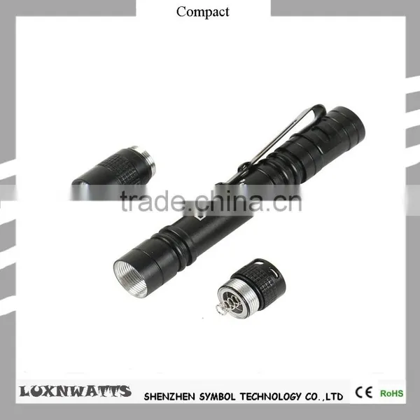 2*AAA Battery Type Portable Mini Torch Pen With Clip photo-4