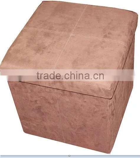 Cheaper! Brown Corduroy Folding Storage Stool/ottoman