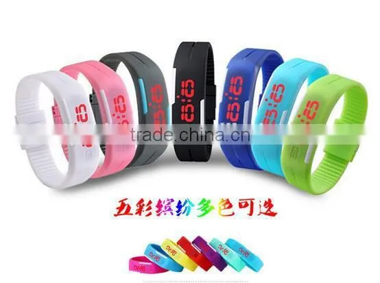 Fashion Led Touch Bracelet Watch/waterproof Led Bracelet Watch