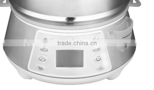 Large Stainless Steel Digital Food Steamer XJ-7K118 photo-2