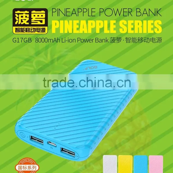 GOLF Portable 8000 Mah Pineapple Battery Charger photo-4
