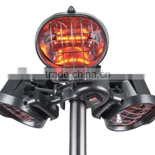 3X500W Garden and Outdoor Patio Heater With Halogen Heating Element photo-2