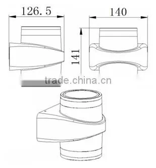 W-013037 2*6W Ip54 Led Wall Light,modern Led Outdoor up and Down Wall Light photo-3