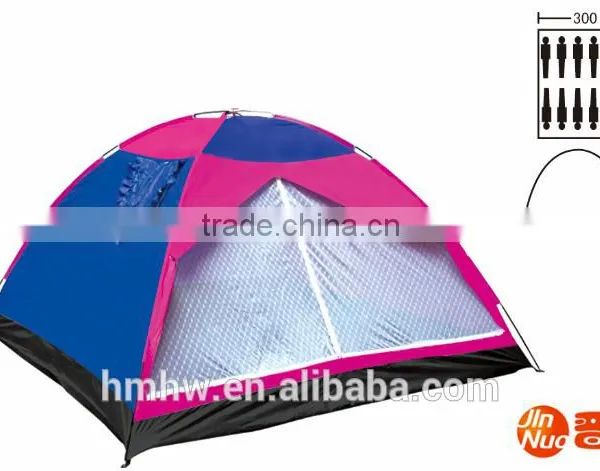10 Person Single Layer 8.5mm Fiberglass Pole Travel Tent photo-3