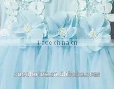 2016 Boutique Girls Clothing Sleeveless Lace Tulle Princess Dress photo-4