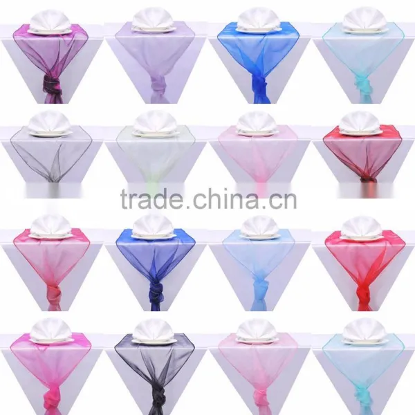 Fancy Cheap Wholesale Banquet Organza Table Runner