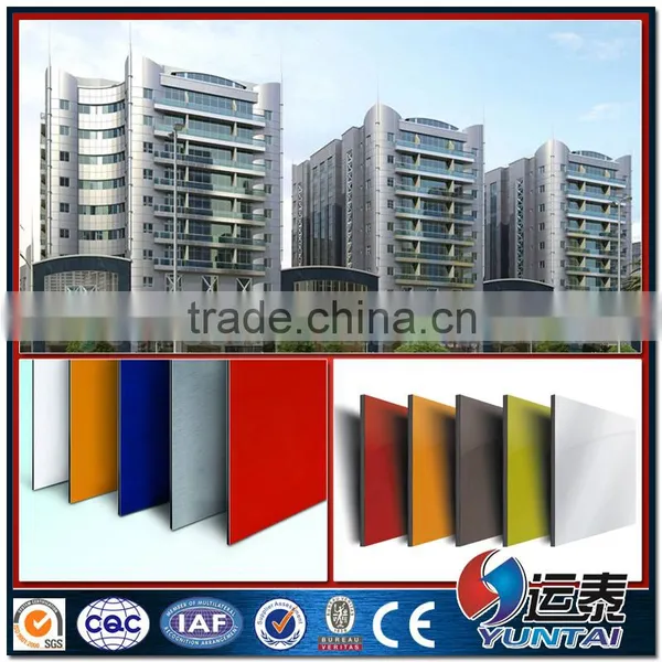 3MM 4MM 5MM Glossy Aluminum Composite Wall Panel photo-2