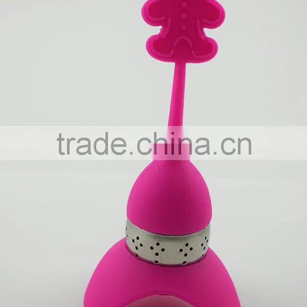 Man Shape Tea Tools Silicone Stretchy Tea Ball Infusers photo-2