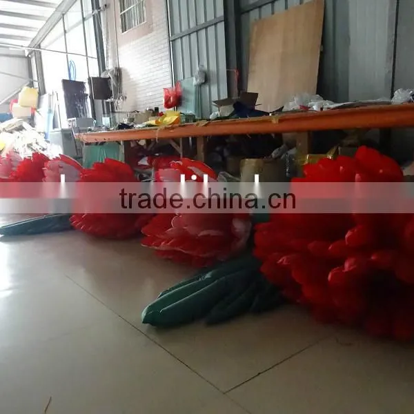 Wedding Decoration Red Inflatable Flower Chain photo-2