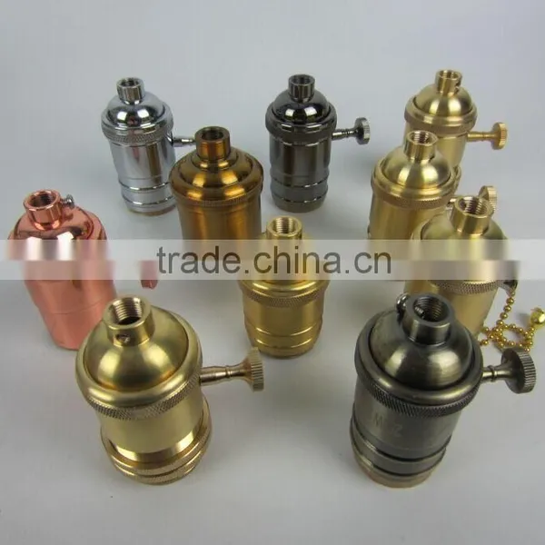Brass Lampholder E27 With Two Rings Light Fixture of Ceiling photo-5