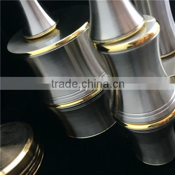 Custom Made CNC Metal Parts Double Color Plating Chrome & Gold Plated Electroplating Factory photo-3