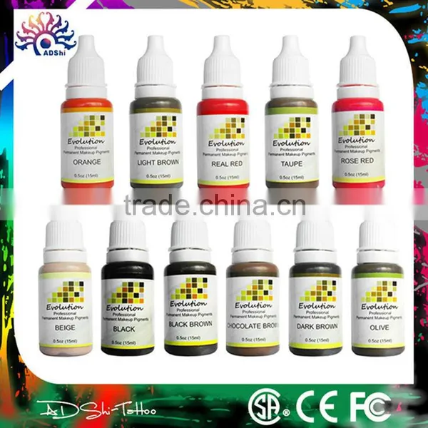 Professional 12 Color Evolution Permanent Makeup Pigment photo-2
