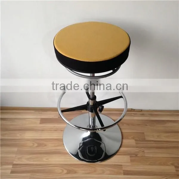 New Brown Fabric Mordern Bar Stools With Footrest Bar photo-3