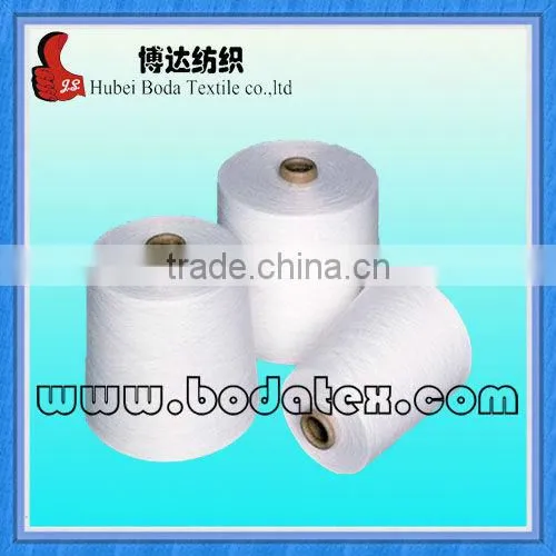 100% Virgin Polyester Spun Yarn Paper Cone Raw White Competitive Price and Good Quality Supplies in China photo-2