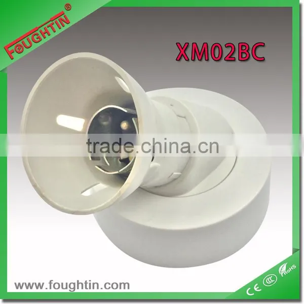 B22 Lamp Holder White Color Angled Electric Lamp Holder photo-2