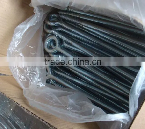 Various Sizes Scaffolding Screw Eye Bolt Welded Eye Bolt Zinc&clear Cr3 photo-5