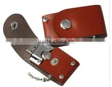 Elegant Factory Direct Selling Cheap 1gb Usb Flash Drive Brand Custom Leather Can be Printed Logo photo-6
