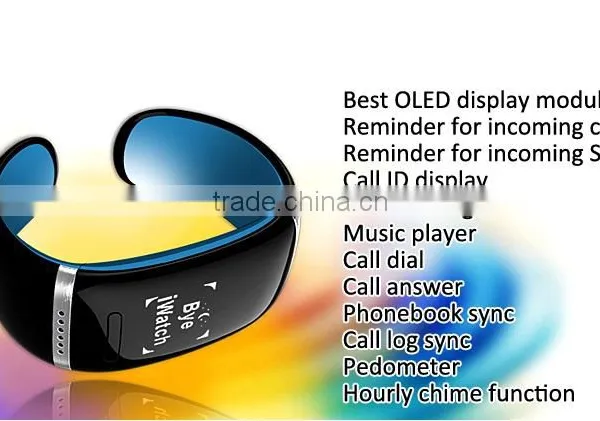 2016 Fashion Smart Watch Wristband L12S Digital Touch Screen Bluetooth Smart Bracelet photo-6