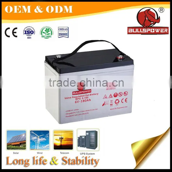 Gel Battery Cheap Price 12v 180ah Deep Cycle Lead Acid Battery for Communication photo-3