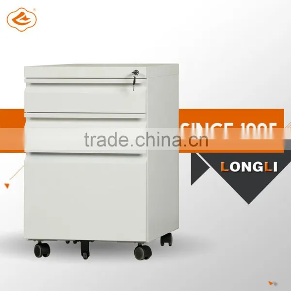 2016 Mobile Pedestal 3-drawers Office Cabinet Lightweight Steel File a3 photo-5