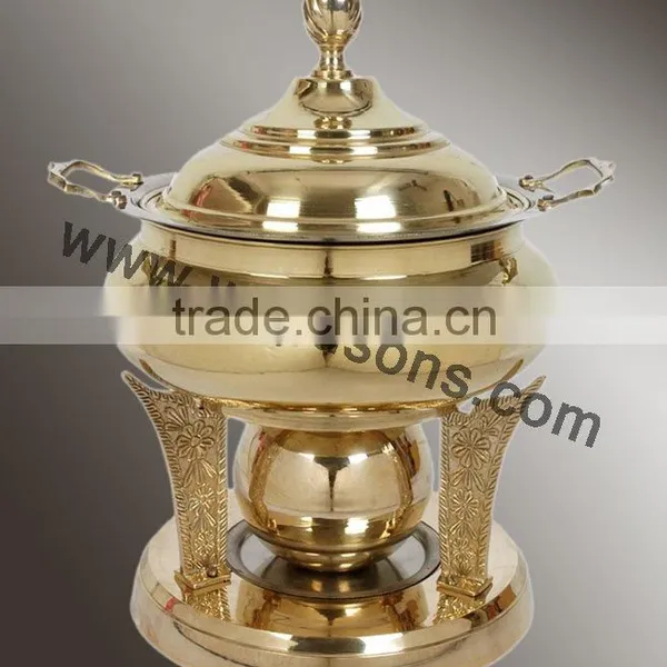 New Design Handmade Party Supplies Chafing Dish | Brass Plated Handmade Chafing Dish | Deluxe Chafing Dish photo-6