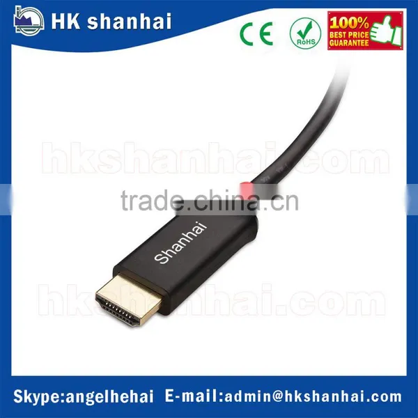 Gold Plated 4K Resolution (UHD 3840 x 2160) Displayport 1.2 to HDTV Cable dp Male to HD Male Data Cable photo-3