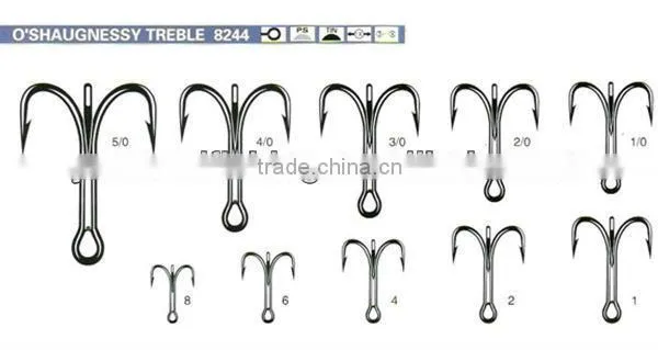 O'SHAUGNESSY TREBLE High Carbon Fishing Hook
