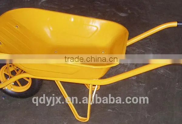 Front Braces Industrial Heavy Duty Wheelbarrow With Steel Tray photo-6