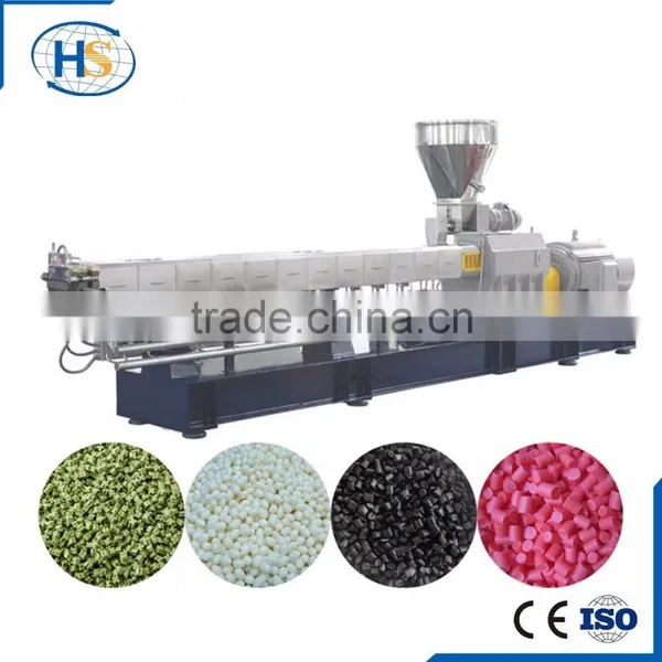 Corn Srarch Base Biodegradable Plastic Resin Manufacturing Twin Screw Extruder Machine photo-5