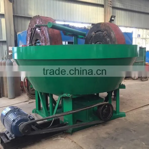 Large Wholesale 1200 Gold Wet Pan Mill, Wet Pan Grinding Mill Price photo-2