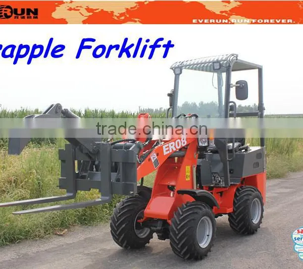 China Everun Brand CE Approved Compact Farm Tractor Front Loader Telescopic Forklift Compact Loader With CE photo-4