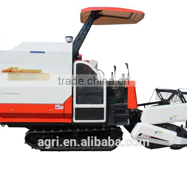 AGRIUNION Mini Rice Combine Harvester Machine photo-3