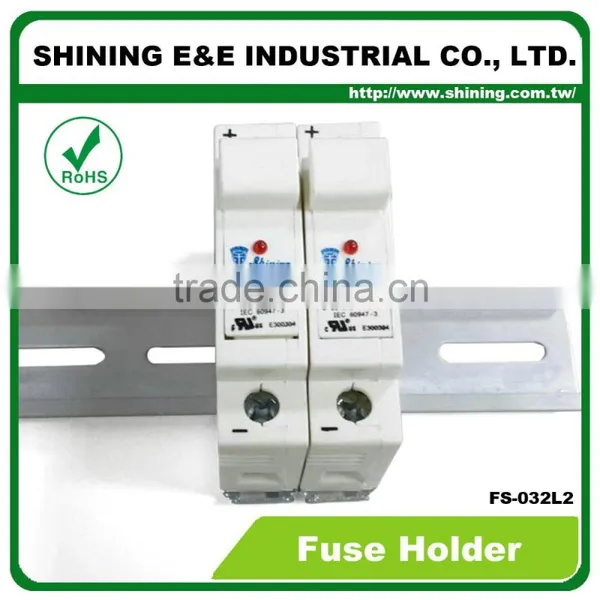FS-032L2 Rail Mounted Cartridge Type AC DC 380V 32A Fuse Carrier photo-2