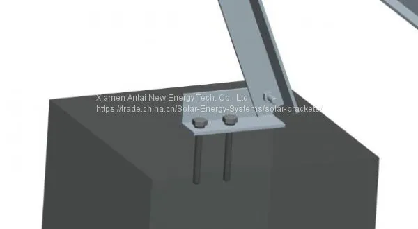 Solar Roof Mounting System for Flat Concrete Roof photo-5