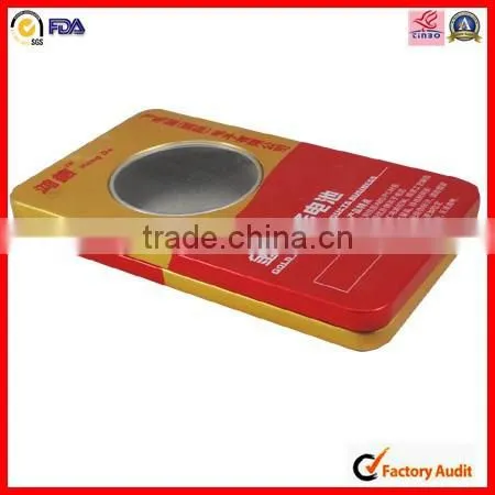 Metal High Quality Rectangle Battery Tin photo-6
