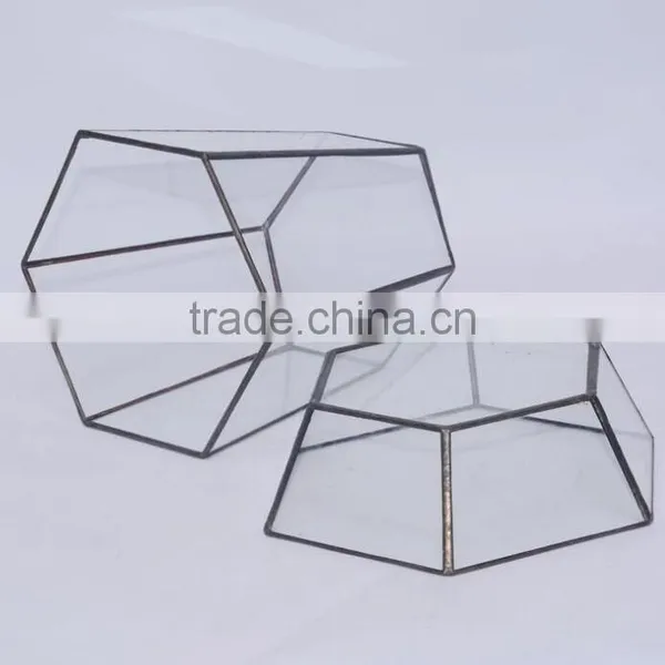 Creative Glass Greenhouse Micro Landscape Flower Pot Container Glass Terrarium for Plant Holder photo-2