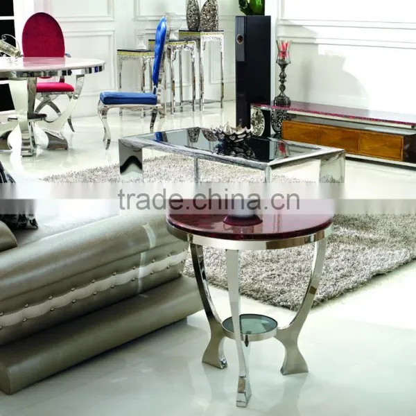 D352 Design Living Room Metal Round Side Table photo-2