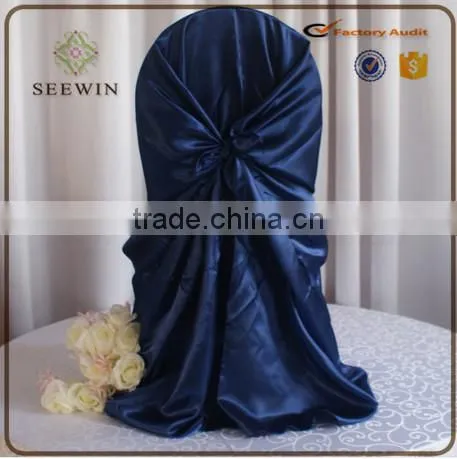 Home Textile Colorful Satin Wrinkled Chair Cover photo-3
