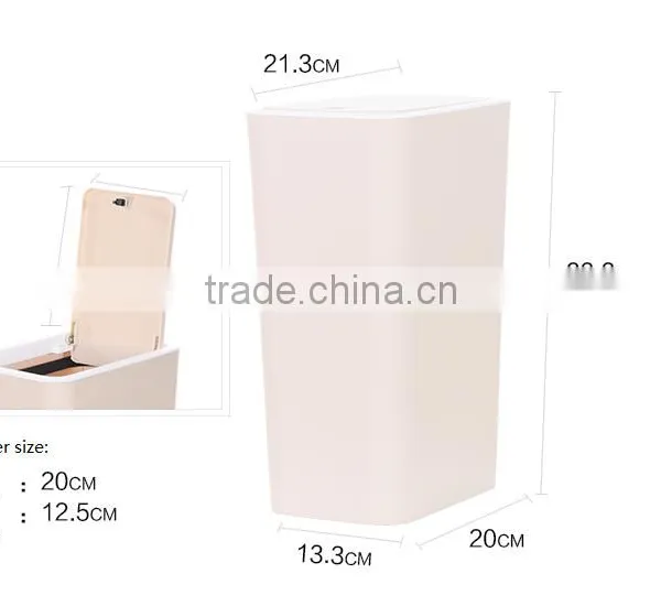 Colorful Rectangel Press Trash Bin Garbage Bin photo-3
