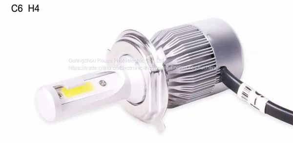 Led Headlight C6 h4 Cob 30W/Bulb 60W/Set 6400lm/set LED Headlight Bulbs Hi/Lo Led Car Headlight Headlamp photo-3
