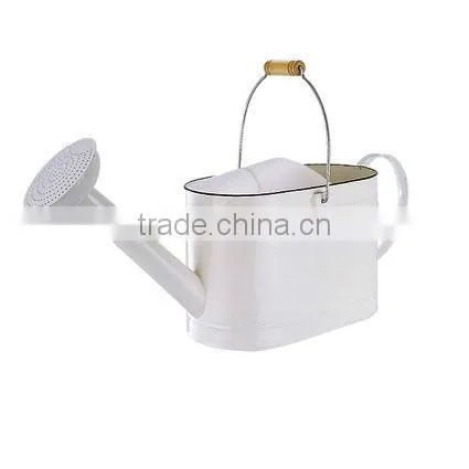 7.5L Blue Garden Watering Can Jug Pot Handcrafted, Outdoor Garden Metal Watering Can photo-2