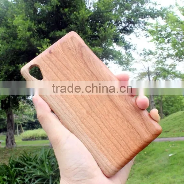 Classical Chinese Walnut/bamboo/rosewood/cherry Cell Phone Case for Sony photo-2