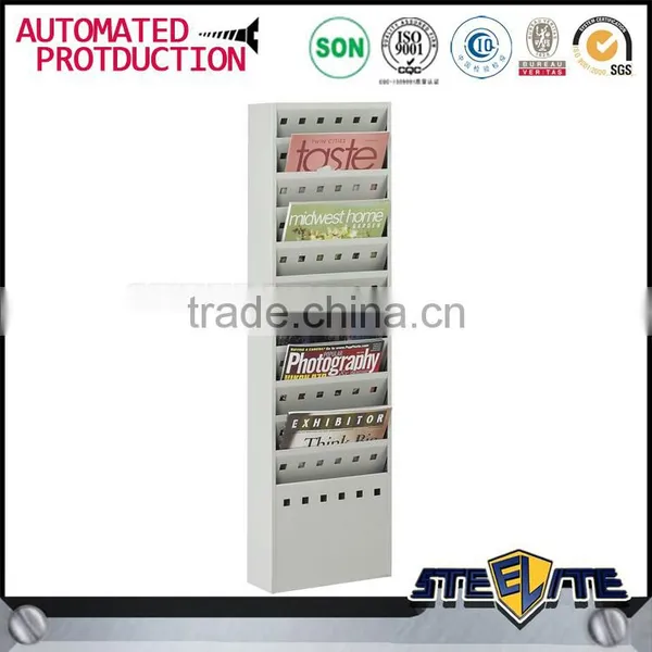 Commercial Furniture Steel Wall Mounted Magazine Rack photo-3