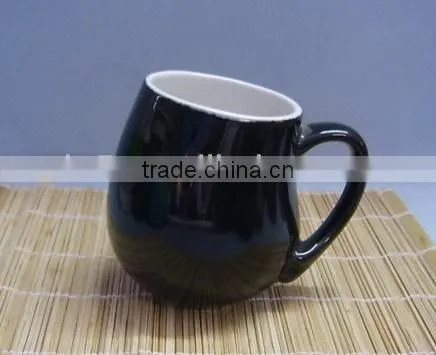 Customize Color Bulge Shape Ceramic Art Design Mug photo-3