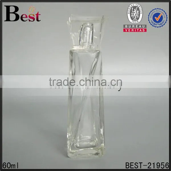 Super High Quality 50ml Perfume Spray Bottle Blue Gradient Color Perfume Spray Bottle With Aluminum Cap photo-3
